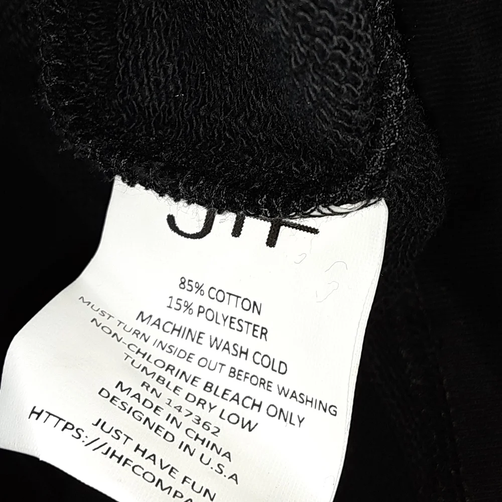 Just Have Fun Boo Johnson skateboard line 1/4 zip sz small sweatshirt unisex - Picture 7 of 8